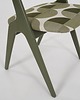 krzesła Krzesło zielone, duński design, lata 70, produkcja: Dania 7