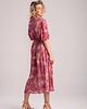sukienki midi damskie Texas Pink długa sukienka 5