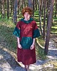 moda - inne Ponczo kąpielowe z bawełnianej frotte  MAROON MASTER 3