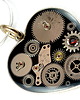wisiory Wisior silver heart (Black) III 2