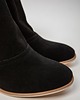 botki damskie BOTKI KWOBOJKI NA 5 CM KLOCKU - SKÓRA NATURALNA - MODEL 483 - K. CZARNY WELUR 4