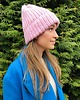 czapki damskie Wełniana czapka Lily maxi 100% wełna handmade ręcznie robiona 1