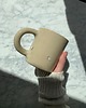 kubki i filiżanki Duży Ceramiczny Kubek Handmade 420 ml Beżowy z Owieczkami 4