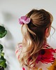 spinki i klamry do włosów Scrunchie spinka klamra jedwabna pudrowy róż 4