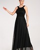 sukienki maxi damskie Elegancka sukienka maxi rozkloszowana z dekoltem halter bez rękawów - M1171 4