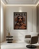 grafiki i ilustracje PLAKAT DOGUE jamnik,  portret psa, okładka magazynu modowego 1