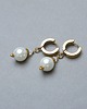 kolczyki pozłacane Kolczyki pozłacane Pearls [white] perły vol. 26  2