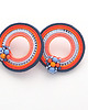 kolczyki soutache Pastelowe koła 2 2