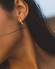 kolczyki srebrne WAVES Semicircle mini / silver earrings 2