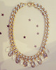 kolie Naszyjnik MOKAVE Gold Crystal 3