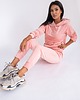 komplety damskie Różowy welurowy dres OOH LA LA 3