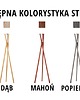 lampy podłogowe Drewniana lampa stojąca na 3 nogach do salonu z abażurem TULUZA GOLD 9