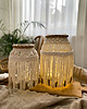 makramy Lampion/wazon makrama 22cm 4