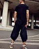 spodnie męskie Szerokie bawełniane spodnie Wietnam czarne 2