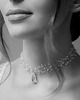chokery STELLA - złoty choker z kryształową kroplą 1