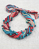 kolie 5815 Wielobarwny naszyjnik handmade z drewnianymi koralikami 3