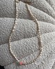 wisiory Handmade naszyjnik z naturalnych pereł z różową maliną koraliki 2w1 3
