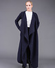 płaszcze damskie navy flow coat 4