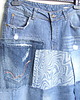 spódnice maxi Patchworkowa spódnica jeans r. 40 3