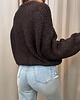 swetry damskie  Sweter Boucle Cioccolato fondente 3