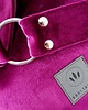 torby na ramię Torba worek z  weluru Magenta 3