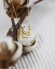 wisiory Wilk z księżycem amulet ze złoconego srebra 2