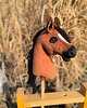 zabawki - inne Hobby horse A4 gniady koń na kiju 1