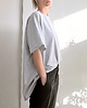 t-shirt damskie Szara bluzka raglan 2