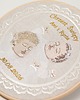 kartki, zaproszenia na chrzest Haftowana personalizowana pamiątka chrztu w oprawie 20 cm 2