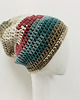 czapki damskie Czapka beanie smerf kolorowa szydełkowa 3