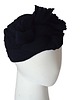 czapki damskie Turban granatowy 1