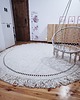 dywany Dywan dziergany pleciony BOHO z frędzlami 2