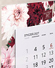 kalendarze i plannery Kalendarz Ścienny Pojedynczy 2027 Rustic Burgundy A4 2