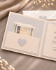 kartki scrapbooking Kartka ślubna z kieszonką na pieniądze i sercem AMORE 4