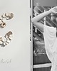 kolczyki - inne Kolczyki  skóra naturalna CLOUD glamour kremowe 3