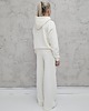 komplety damskie Komplet oversized kangurka i szerokie spodnie wide leg Cream 1