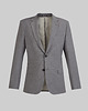 marynarki męskie Marynarka męska do zestawu saluzzo szary slim fit 1