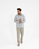 koszule męskie Lniana koszula SAHARA  light gray 1