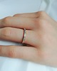 obrączki ślubne 2mm obrączka z diamentami w złocie 585 8