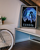 plakaty Europa, księżyc Jowisza - plakat NASA fine art 3