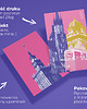 plakaty Kraków - autorski plakat, kolorowy kolaż, miasto. Na ścianę, do salonu 4