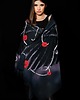 szale damskie DARK RAVEN Chusta z nadrukiem 2