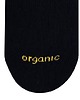 skarpetki damskie Stopki z bawelny organicznej organic czarne 1