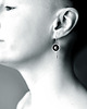kolczyki wire wrapping Minimalistyczne kolczyki srebrną kulką 5