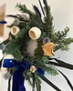 wianki bożonarodzeniowe Wianek świąteczny szafir mniejszy eukaliptus 1
