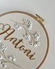 Chrzest - inne Tamborek haftowany- COTTON BLOOM 2
