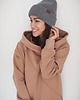 czapki damskie Czapka Cosy Days Szara 100% Merino Extra Fine 2