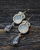 komplet biżuterii Ślubny komplet  biżuterii soutache 8