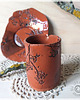 kubki RED FLORA - ceramiczny zestaw do picia kawy, herbaty 1
