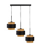 lampy wiszące Kaskadowa 3-punktowa lampa wisząca w stylu boho BORNEO BOHO 1